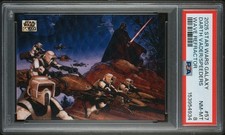 PSA 8 2025 Topps Star Wars Galaxy Darth Vader Speeders Wave /99 Refractor SP 