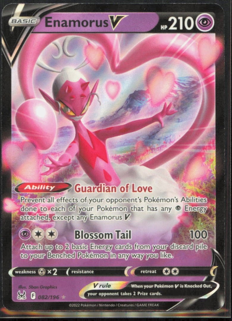 Enamorus V Ultra Rare SWSH11: Lost Origin #082/196 [Near Mint] Pokemon TCG
