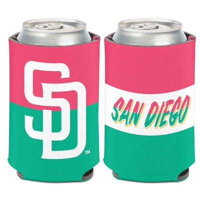 SAN DIEGO PADRES CITY CONNECT 2 SIDED DESIGN CAN HOLDER NEW WINCRAFT  