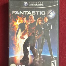 activision fantastic 4 game disc w/ case nintendo gamecube ntsc-u/c t