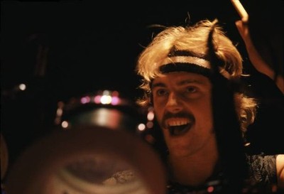 Yes perform on stage USA Alan White Historic Music Old Photo