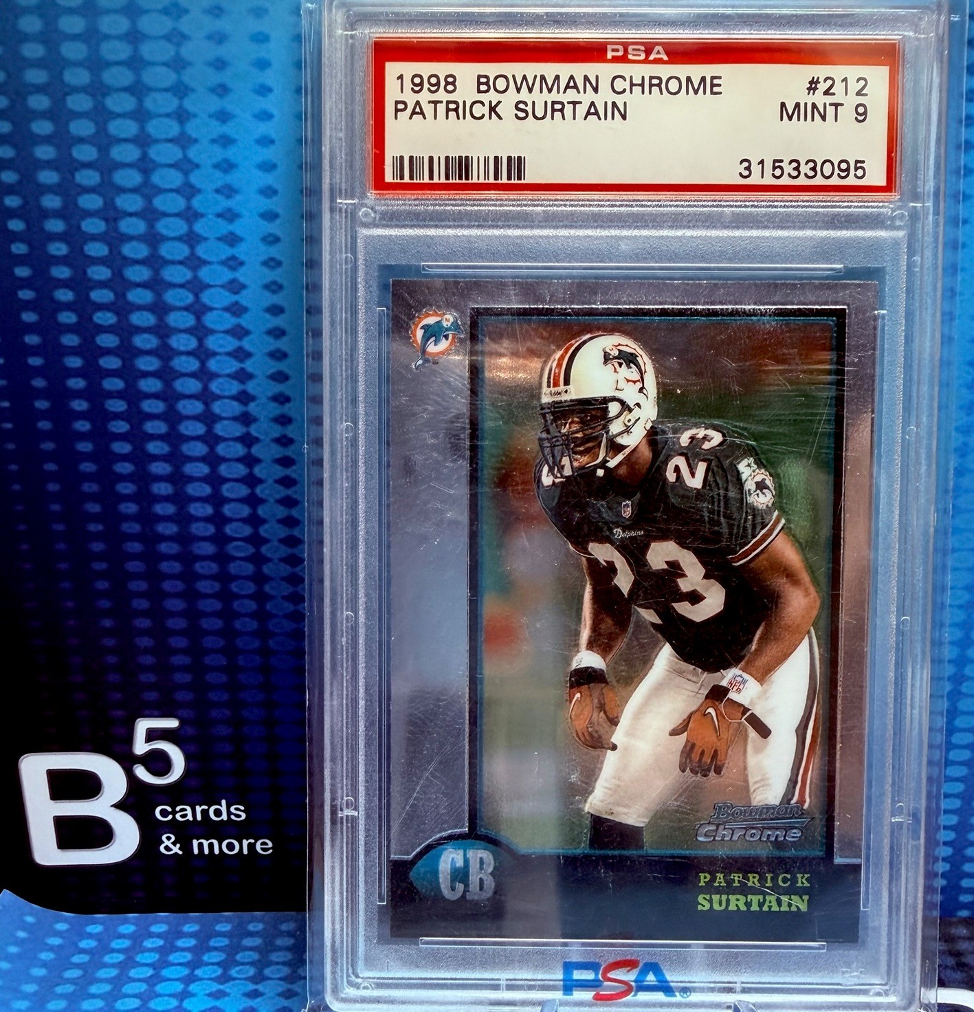 Patrick Surtain Bowman Chrome #212 Base