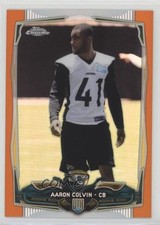 2014 Topps Chrome Retail Orange Refractor Aaron Colvin #201 0dk
