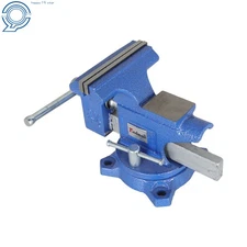 4-1/2" Vice Utility Combination Pipe Home Vise Swivel Base Bench Woodworking