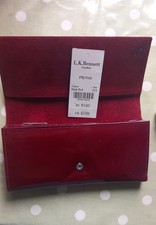 LKBennett Deep Red, Patent Leather Clutch