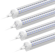 T8 3FT LED Tube Light Bulbs 30W 6500K Linkable Ceiling Garage Shop Light Fixture