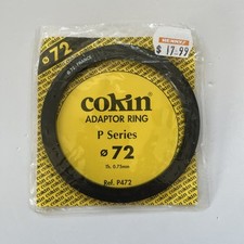 Cokin P Series 72mm Adapter Ring P472 Made in France Thread to P System Camera