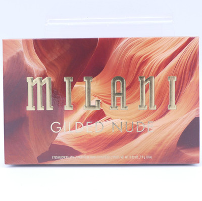 Milani Gilded Nude Hyper-Pigmented Eyeshadow Palette 15 Shades Pressed Powder