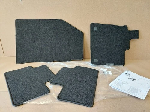 Renault Captur Mk2 Front & Rear Floor Mat Carpet Set 8201711342 2020-on Genuine