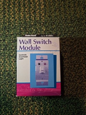 RadioShack Wall Switch Remote-Controlled 61-2683c NOS