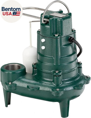 Waste-Mate 267-0001 Sewage Pump, 1/2 HP Automatic   Heavy-Duty Submersible Sewag