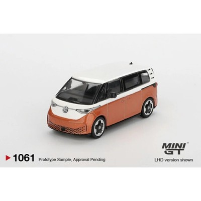 Volkswagen Id.buzz Candy White/energetic Orange (LHD) Blister Packaging 1:64 Min