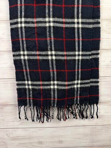 Burberry Vintage Karo Schal Made in England OS - Bild 3 von 7