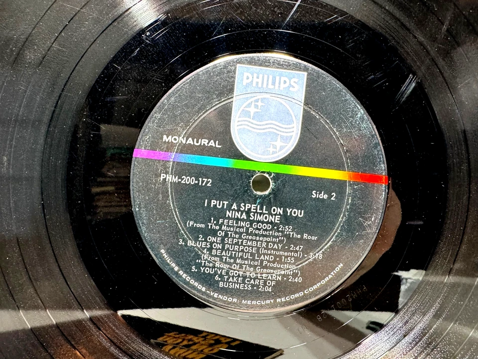 Nina Simone I Put A Spell On You MONO Philips PHM-200-172 LP Vinyl Record Album - Image 4 of 4