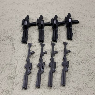 8pcs Imperial Blaster Rifle For 6'' Star Black Series Gunner Commander Accessory
