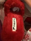 NIB Fabletics Women's US Size 8 ELECTRIC CHERRY RED Slip-On Fur Slipper—$40Ret — photo 9