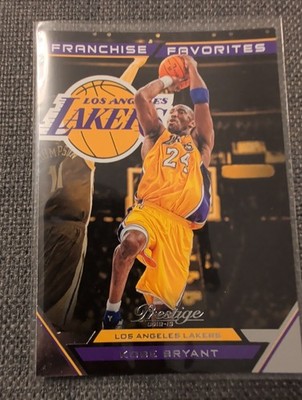 2012-13 Panini Prestige Kobe Bryant Franchise Favorites Lakers