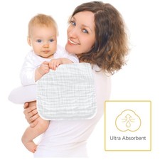 Extra Soft  Absorbent Burp Cloths 12-Pack 