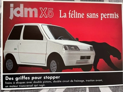1986 JDM X5 Catalog / Brochure -