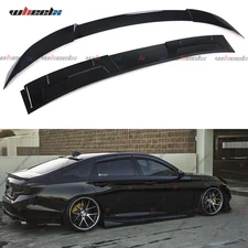 FOR 18-22 HONDA ACCORD GLOSS BLACK V STYLE HIGHKICK TRUNK + ROOF WINDOW SPOILER