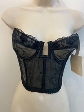 LADY MARLENE LOW PLUNGE LACE CORSET VINTAGE SIZE 38C