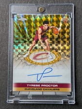 2025-26 Topps Chrome TYRESE PROCTOR Issue Gold Geometric Refractor #/50 RC Auto