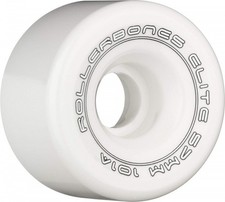 Rollerbones Elite Competition Wheels 57mm 101A 8pk White