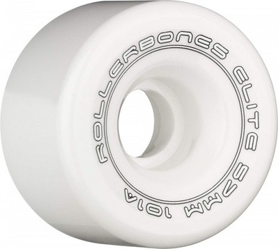 Rollerbones Elite Competition Wheels 57mm 101A 8pk White