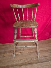 Vintage wooden high chair