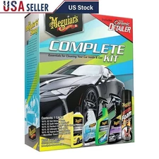 Complete Car Care Kit 6 Piece Detailing Set Interior Exterior Shine Protect New