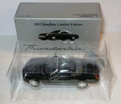 Rare in Box 2002 Neiman Marcus Ford Thunderbird Maisto Black 1:18 Scale Diecast