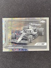 Max Verstappen 2025 Topps Chrome Formula 1 F1 Cars Black & White Lazer Base #73