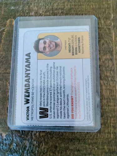 2023 SPORTS ILLUSTRATED #1053 VICTOR WEMBANYAMA SI FOR KIDS RC San Antonio Spurs - Picture 2 of 3
