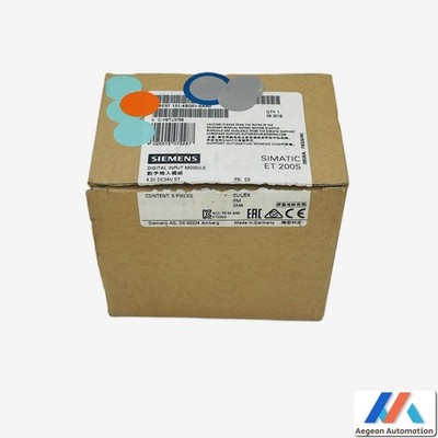 5 pcs x Siemens 6ES7131-4BD01-0AA0 Digital Input Module Simatic ET200S 131-4BD01