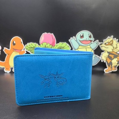 card collector binder Collectors Binder 64 Pockets New Pokemon TCG Eevee Water Glow Energy