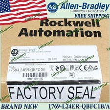 New in Box AB 1769-L24ER-QBFC1B/A CompactLogix 750KB DI/O AI/O Controller serA