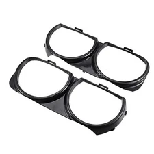 X AUTOHAUX 1 Pair Front Headlight Lamp Bezel Trim LH RH Car Headlight Bezel 