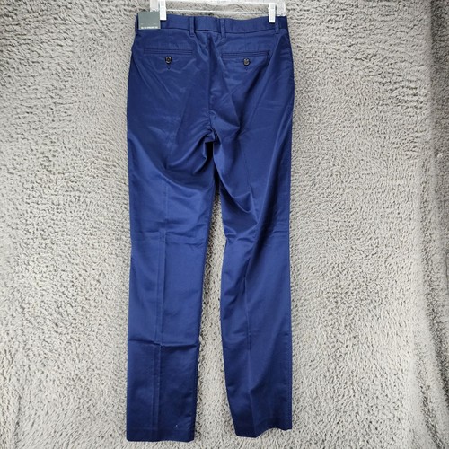 Pantalone Bonobos uomo 30x34 lunedì blu medievale cotone gamba dritta pantaloni *nuovo con etichette* - Foto 9 di 17