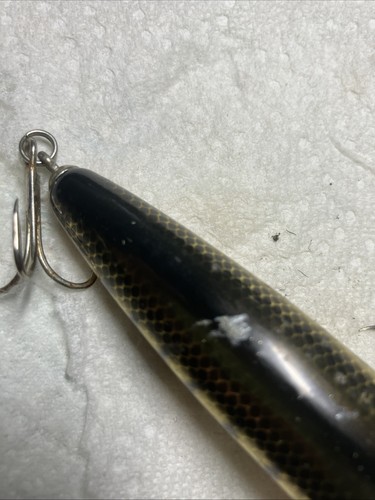 Bagley’s Tall Walker #4 Topwater Bait Metallic Paint Wood Surface Lure Fishing - Picture 7 of 7
