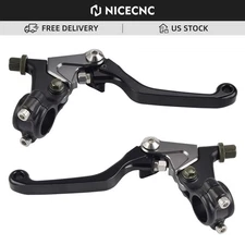 Pair CNC Shorty Clutch Brake Levers For Honda CRF70F CRF80F CRF100F 2004-2009