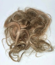 Vintage Human Hair Wig For Antique Bisque Head Dolls Size 3" Diameter