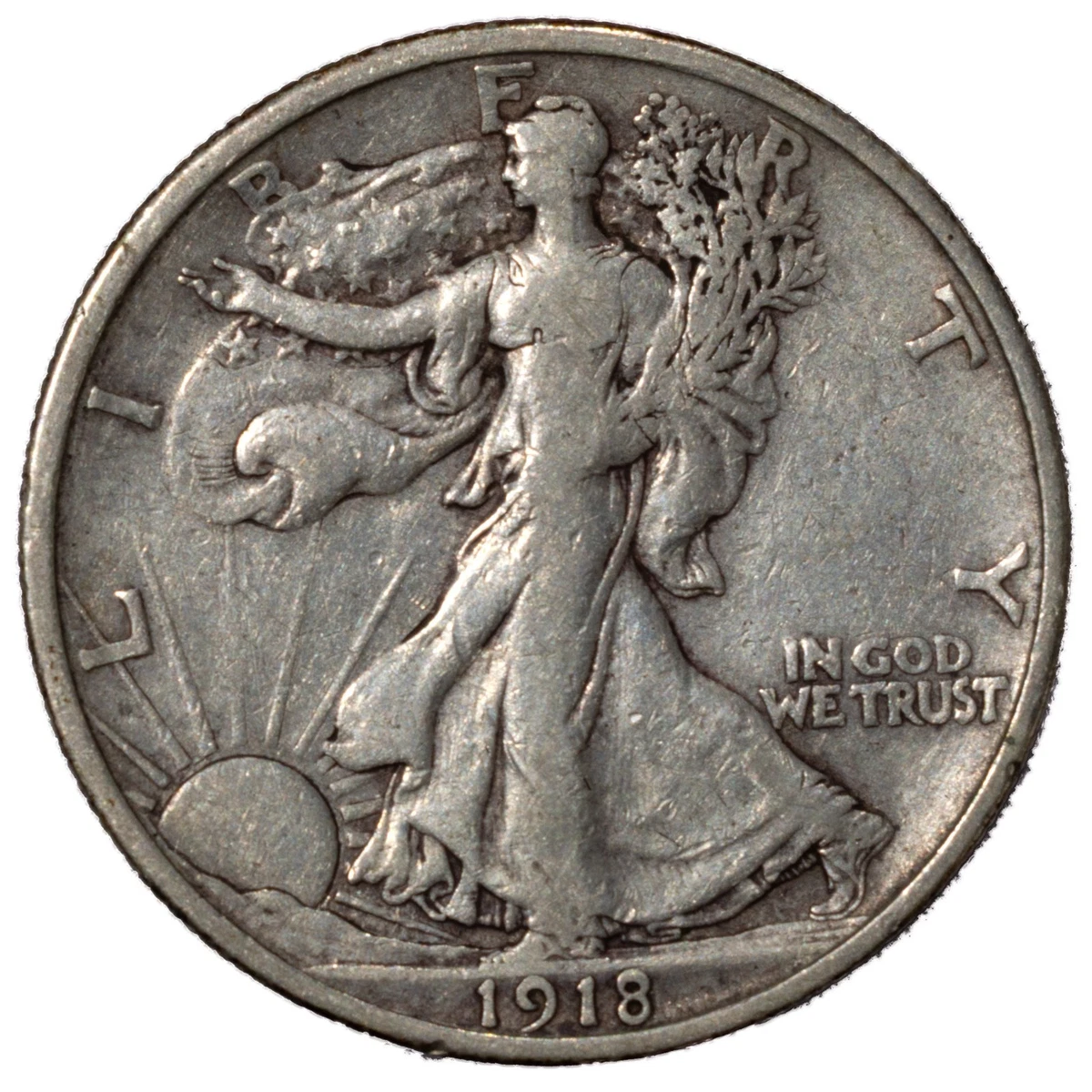 1918 Year Liberty Walking Half Dollars (1916-1947) for sale | eBay