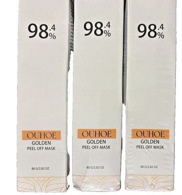 Golden Peel-Off Mask, 98.4% Golden Peel Off Mask Anti-Aging Gold Face Mask