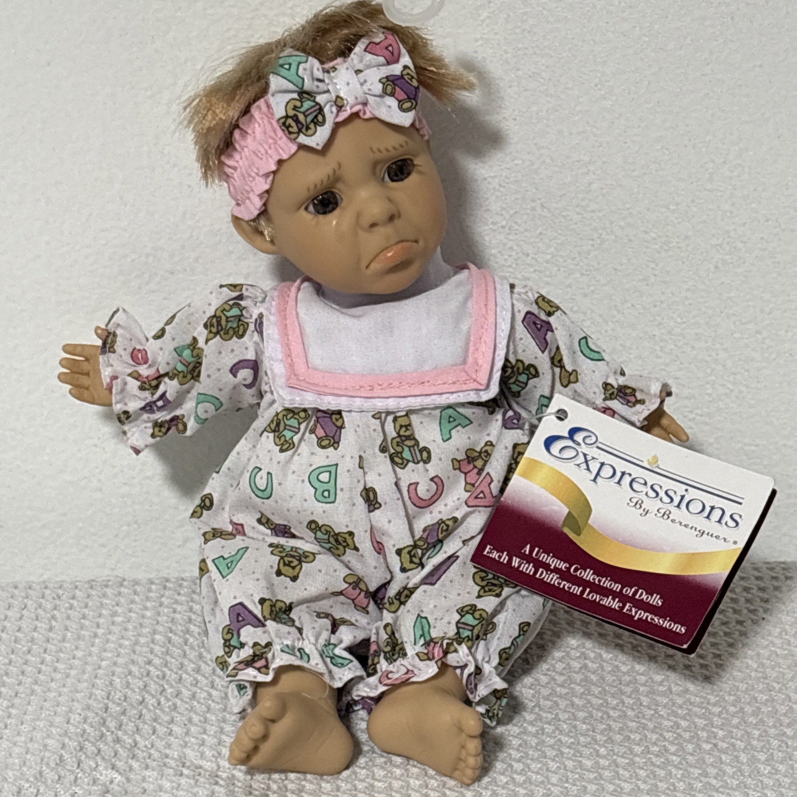 Vintage 1995 Berenguer JC Toys  Expressions Baby Doll Pouty 