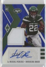 2020 Panini Phoenix RPS Rookie Jersey Prime Blue 10/50 La'Mical Perine Auto 0g27