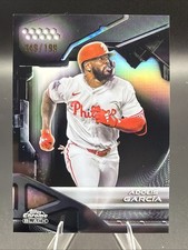2026 Topps Chrome Black Adolis Garcia Green 149/199   #163 Phillies