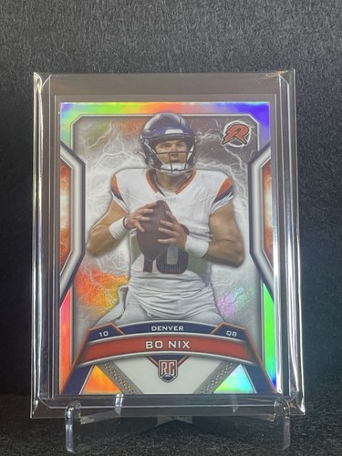 2024 Topps Resurgence #125 Bo Nix Refractor Rookie Parallel RC - Picture 1 of 4