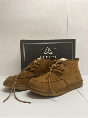 Alpine Design Men s Marco Sheepskin Lace Up Boots Size 9