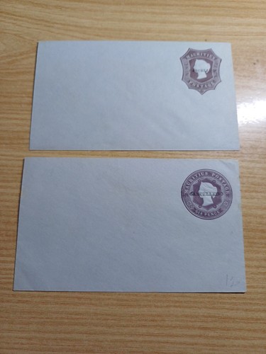 Mauritius 2 Cover 6 and 9 Pence Cancelled Splendid Rare
