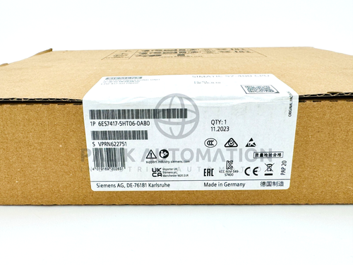 Siemens 6ES7417-5HT06-0AB0 SIMATIC S7-400 CPU417-5H PN/DP NEW SEALED 2023 - Picture 3 of 6